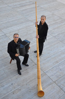 alphorn and organ